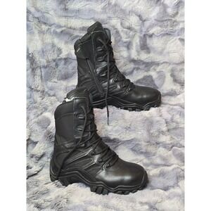 NWB Bates Tactical Sport Side Zip Black Leather tactical Boots Women's Size 5